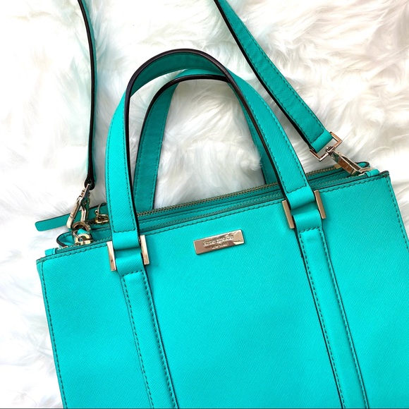 Kate Spade Teal Leather Satchel